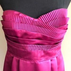 Phoebe Couture Fuchsia/Plum Cocktail Dress